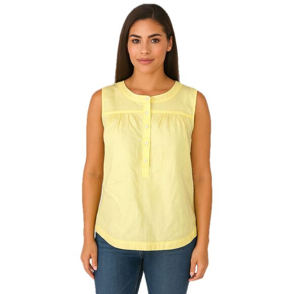 J. Jill Cotton Sleeveless Blouse - Picture 1 of 6
